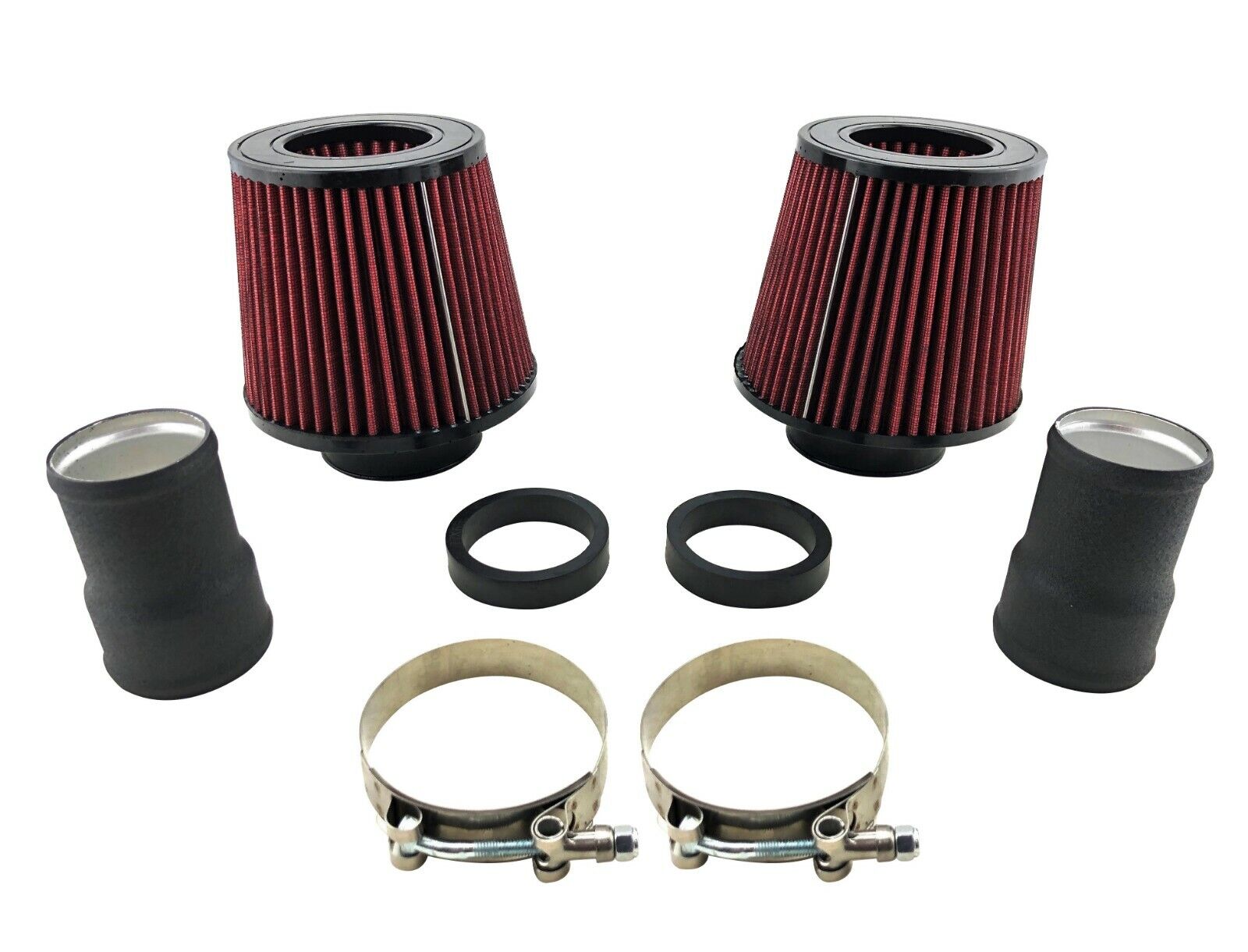 N54 Dual Cone Filter Air Intake Kit for BMW 135i 335i 535i Z4 3.0L Twin Turbo I6