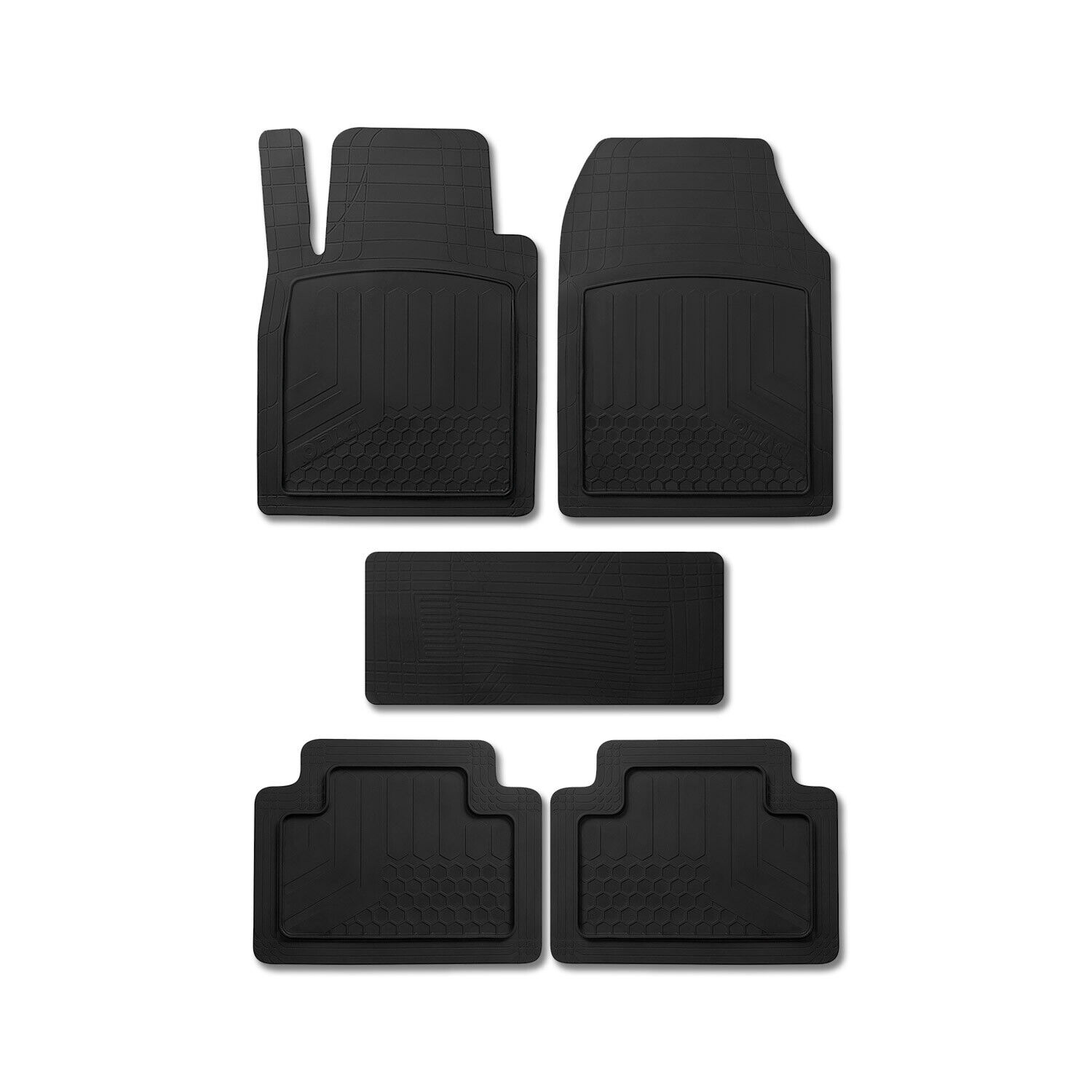 Floor Mats for VW Beetle 2000-2019 3D All Weather Molded Rubber Liner Black Auto