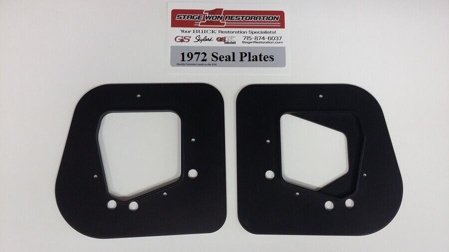 1972 Buick GS/GSX Hood Seal Plates (New) - Discounted