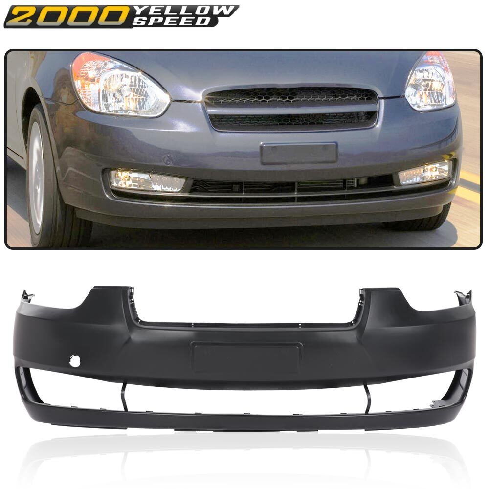 Front Bumper Cover Replacement Fit For 2006-2010 Hyundai Accent New