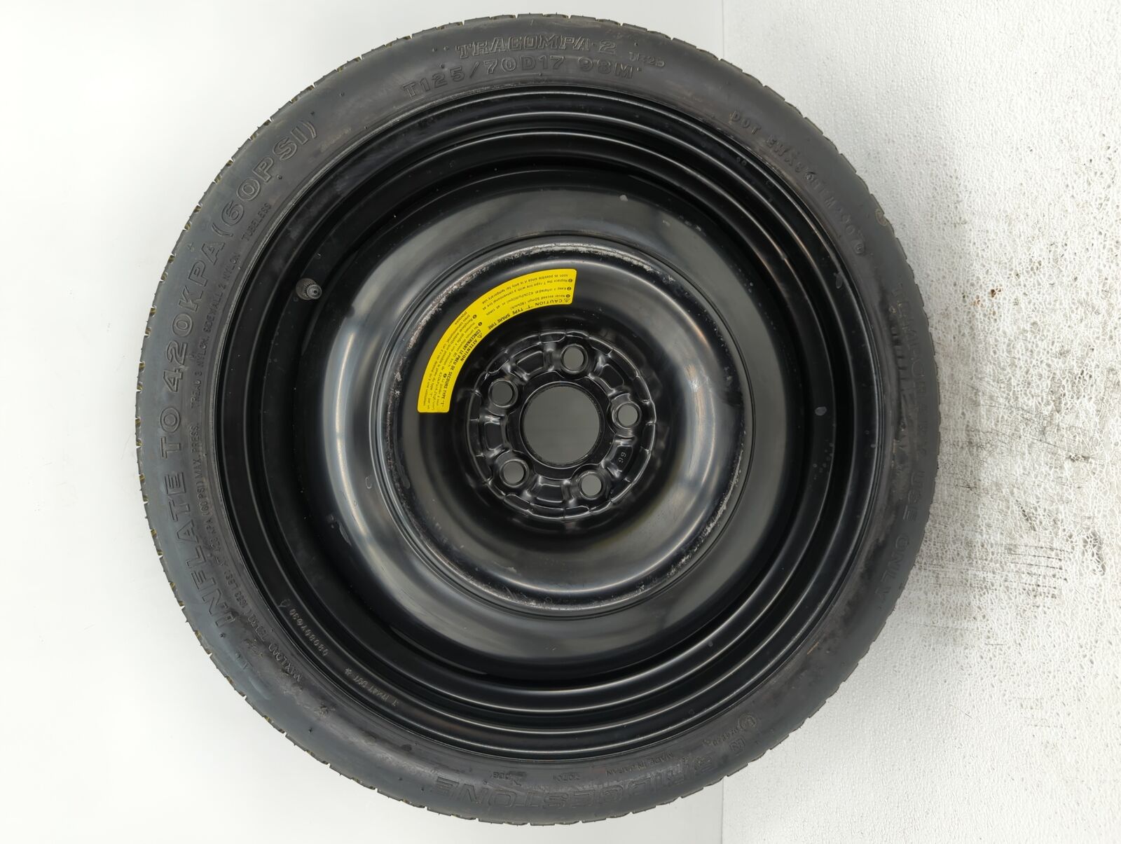 2004-2008 Suzuki Forenza Spare Donut Tire Wheel Rim Oem KRJFT