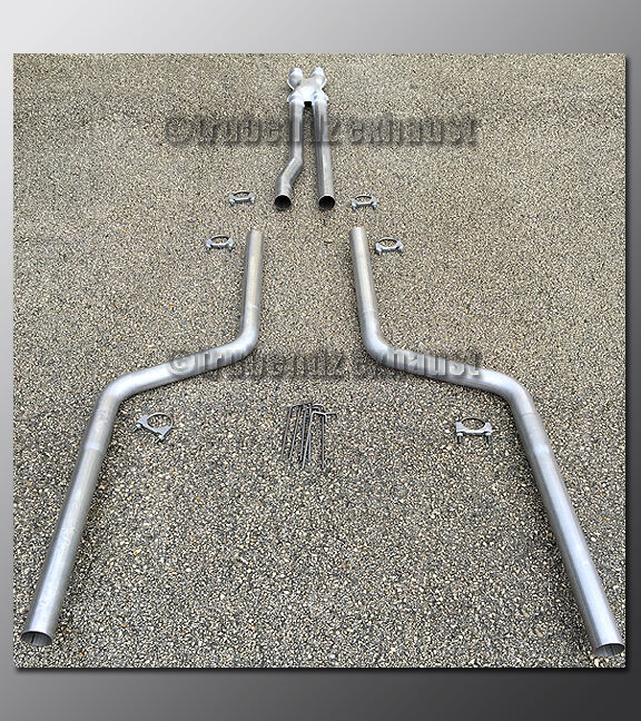 11-18 Dodge Charger V8 Mandrel Dual Exhaust by TruBendz - 3 Inch Aluminized