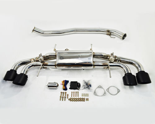 AGENCY POWER VALVE CONTROLLED 90MM CATBACK EXHAUST FOR 09 - 17 NISSAN GTR R35 MB
