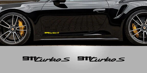 911 Turbo S door stickers 12\