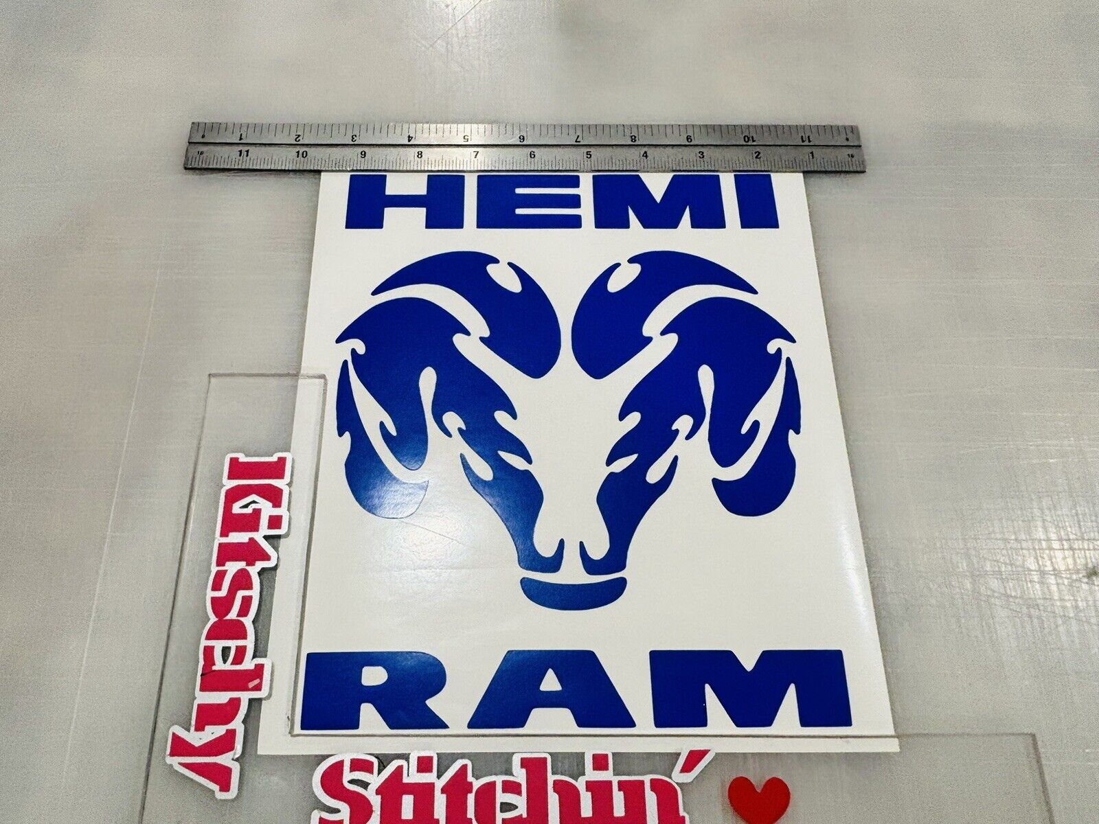 Badass Hemi Ram Truck Vinyl Decal Many Sizes & Colors Available & 