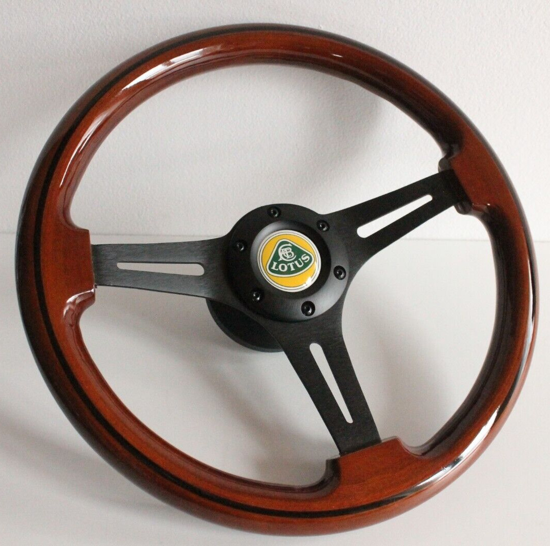 Steering Wheel fits For Lotus Wood 350mm Vinage Classic  Esprit Elan 1988-1996