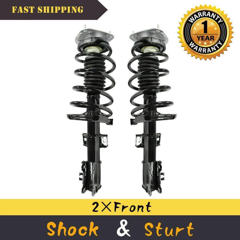 Front Strut & Coil Spring Complete Assembly Pair For 2003-2007 Volvo XC70