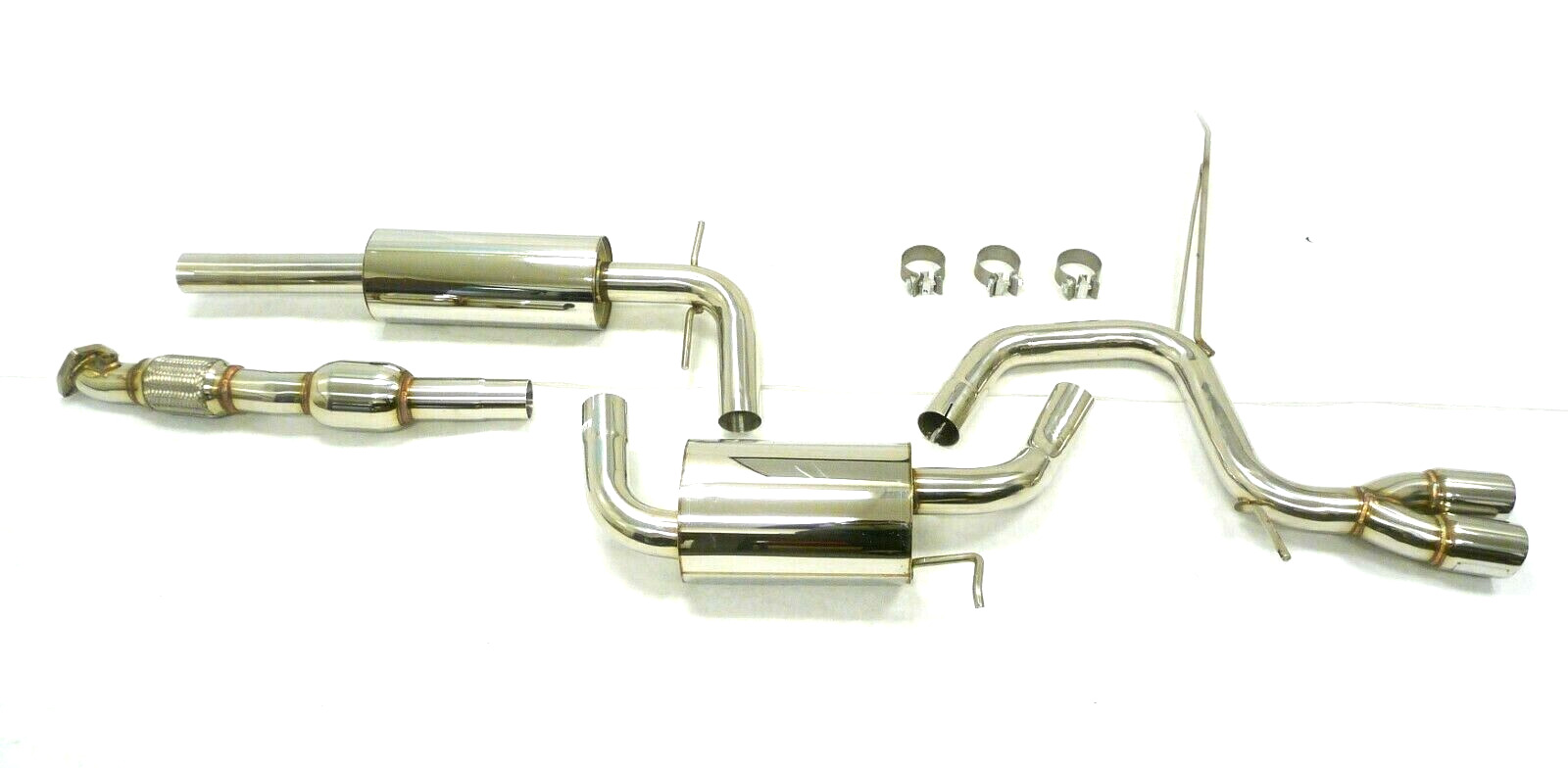 Maximizer Stainless Catback Exhaust Fits For 06-14 Volkswagen Rabbit 2.5L Only