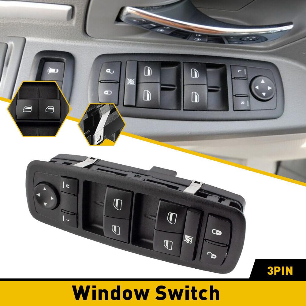 Power Window Master Switch 3 Pin For Dodge Grand Caravan 2008-2009 V6 3.3LMini