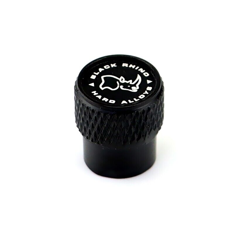 Black Rhino Wheel Laser Engraved Tire Valve Caps Total 5 Caps 