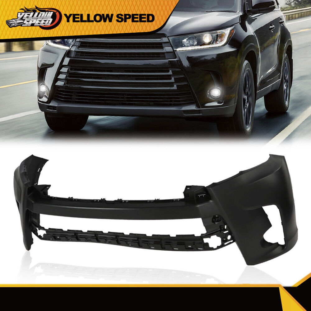 Fit for 2017 2018 2019 Toyota Highlander Front Bumper Cover Replacement