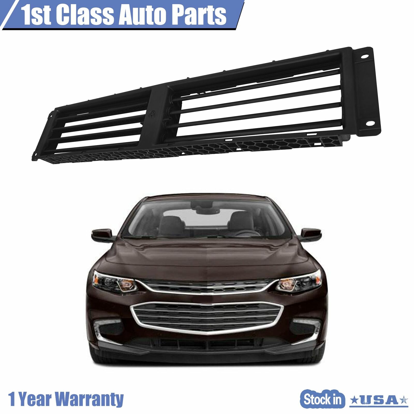 Front Air Intake Bumper Grille Shutter For Chevrolet Malibu Buick LaCrosse