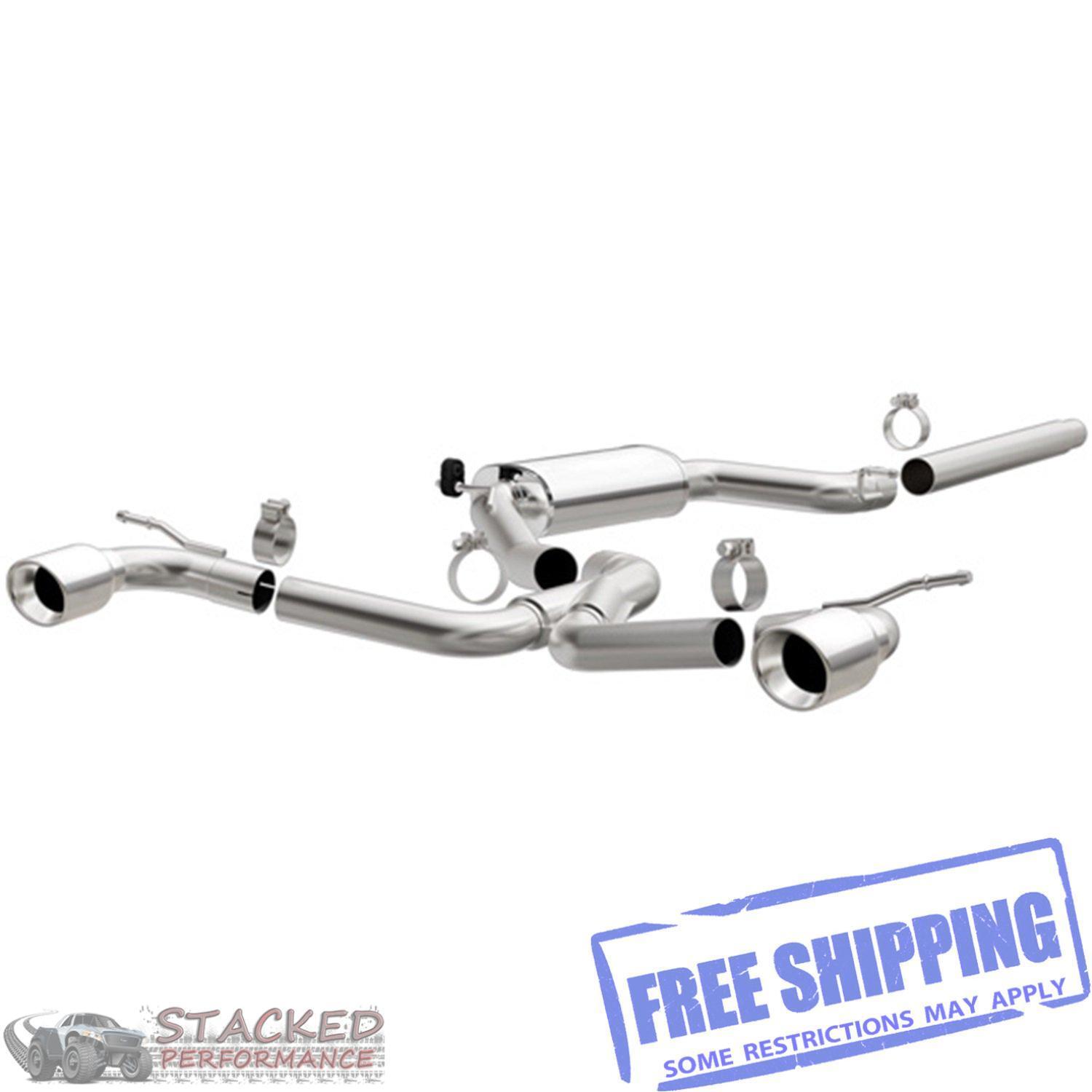 Magnaflow 15357 Stainless 3 Inch Dual Exhaust for VW Volkswagen Golf GTI MK7 2.0