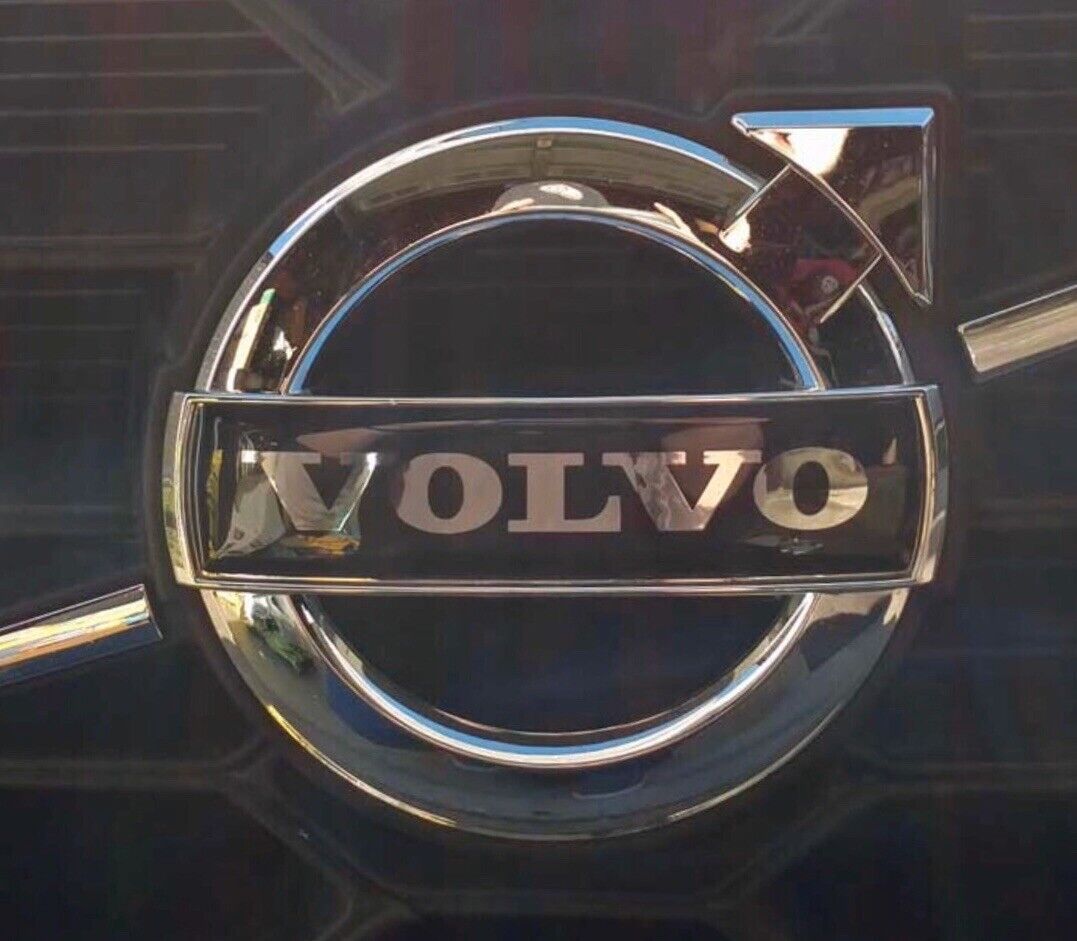 BLACK 135mm VOLVO Grill Badge Emblem Decal XC60, 2015+ S60, V60