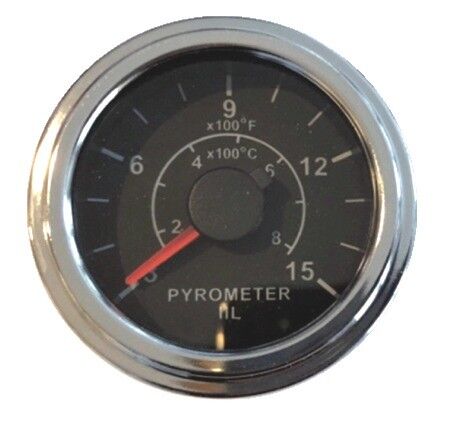 Pyrometer 0-1500F EGT gauge, 2