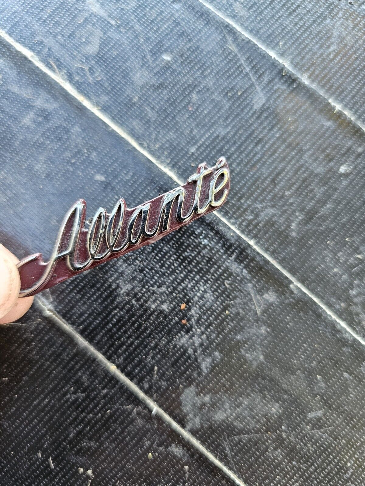 1987 Cadillac Allante Glove Box Emblem 