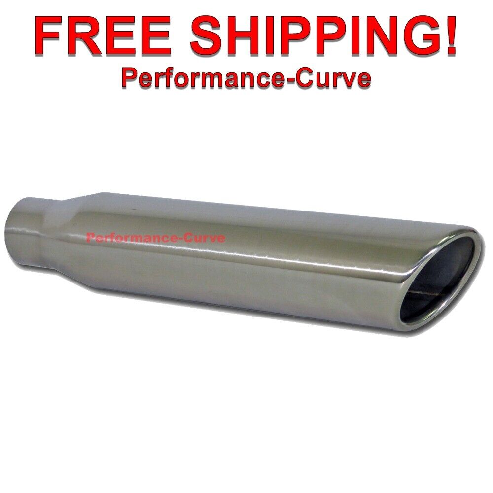 Stainless Steel Rolled Truck Exhaust Tip - 2.5