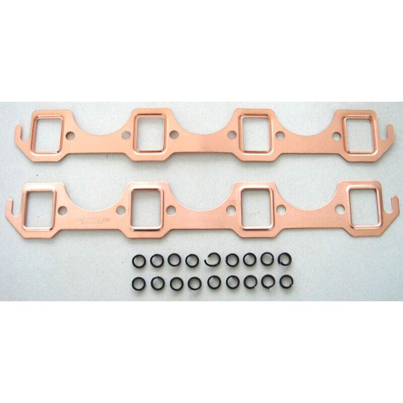 RPC Exhaust Header Gasket R7520; Copperseal 1.48 x 1.12 Copper for Ford 260-351W