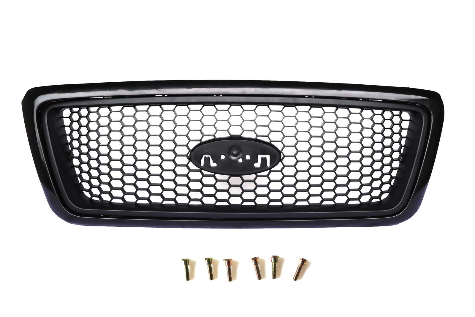 Black Grille Grill Honeycomb Insert For 2004-2008 Ford F-150 F150 Pickup Truck
