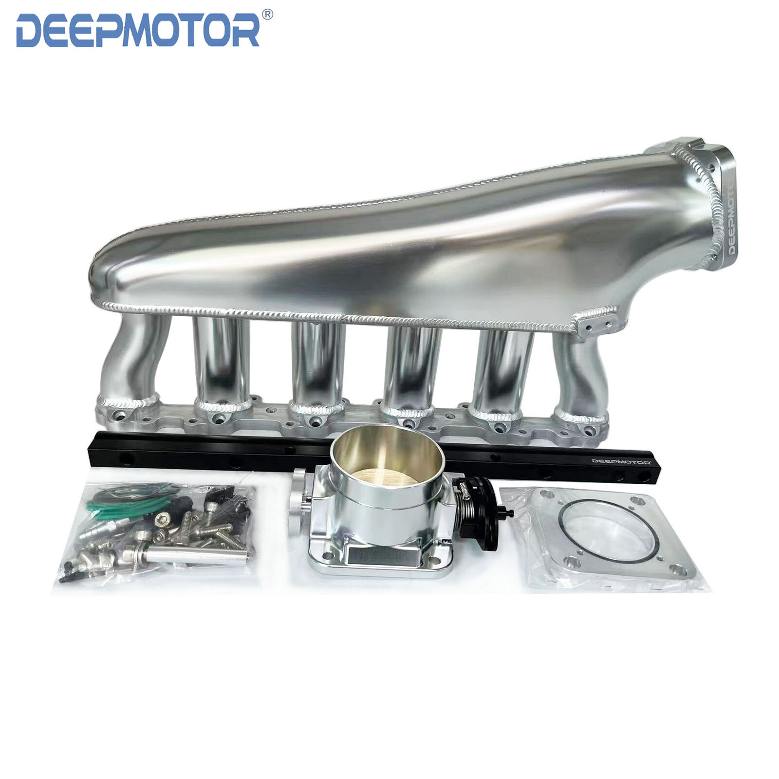 Deepmotor Intake Manifold Throttle Body Fuel Rail for Ford Falcon Barra XR6 G6E