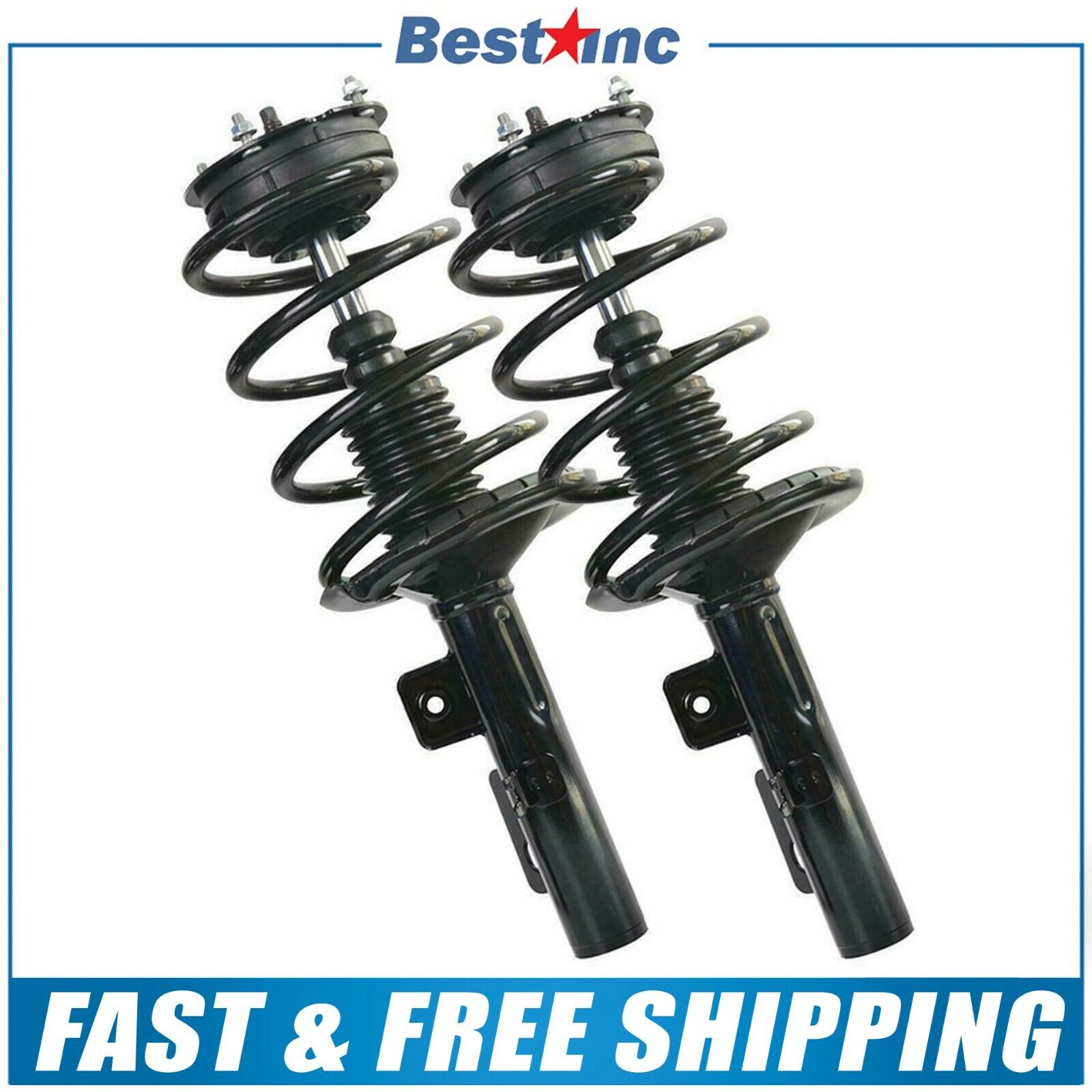 Front Pair Complete Strut Assembly for 05-07 Ford Five Hundred; Mercury Montego