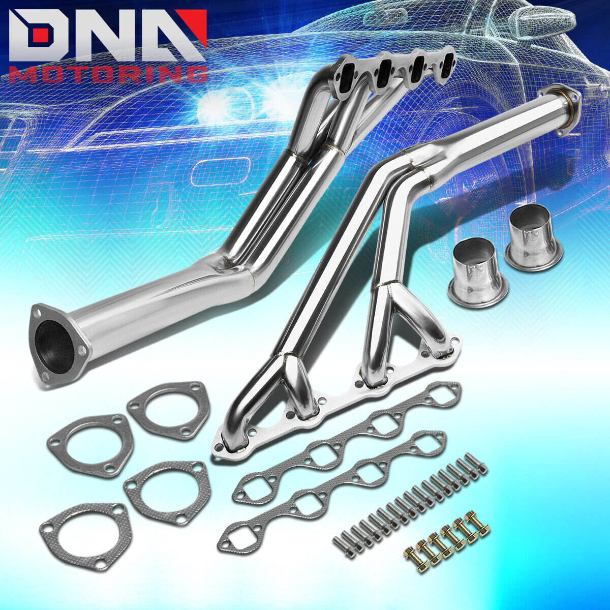 STAINLESS STEEL TRI-Y HEADER FOR 64-70 MUSTANG 260/289/302 V8 EXHAUST/MANIFOLD