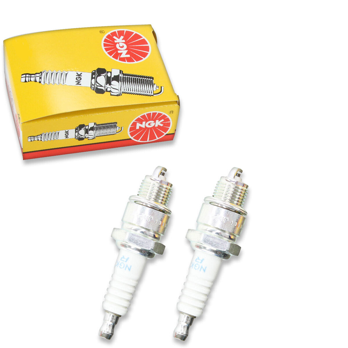 2 pc NGK 7022 BPR6HS Standard Spark Plugs for WR7BP WR7BC WR7B WR6BC fk
