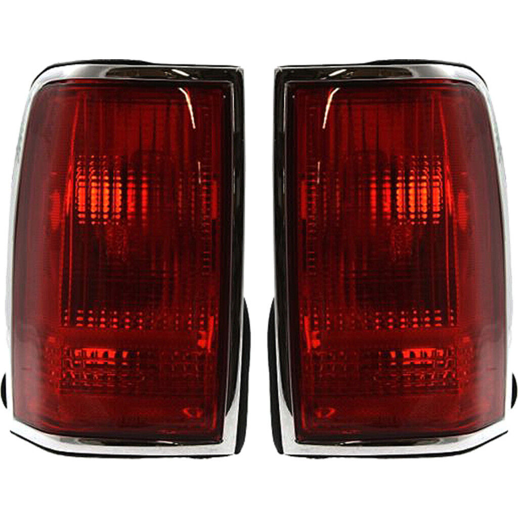 Fits 1992-1997 Lincoln Town Car Tail Lights Driver and Passenger Side Pair