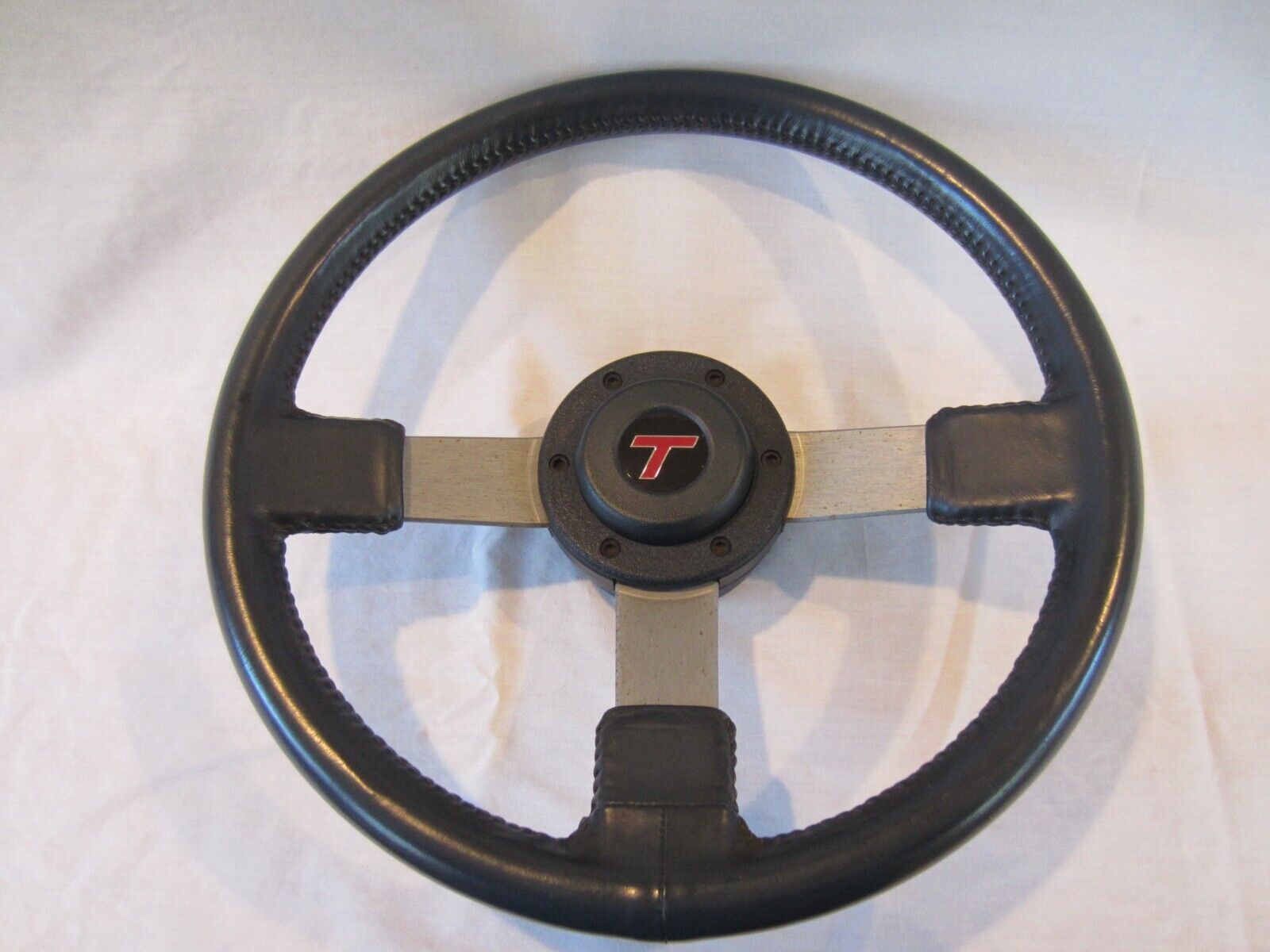1984-1987 Blue Buick Regal T-Type Steering Wheel w/Center and Horn Cap, OEM USED