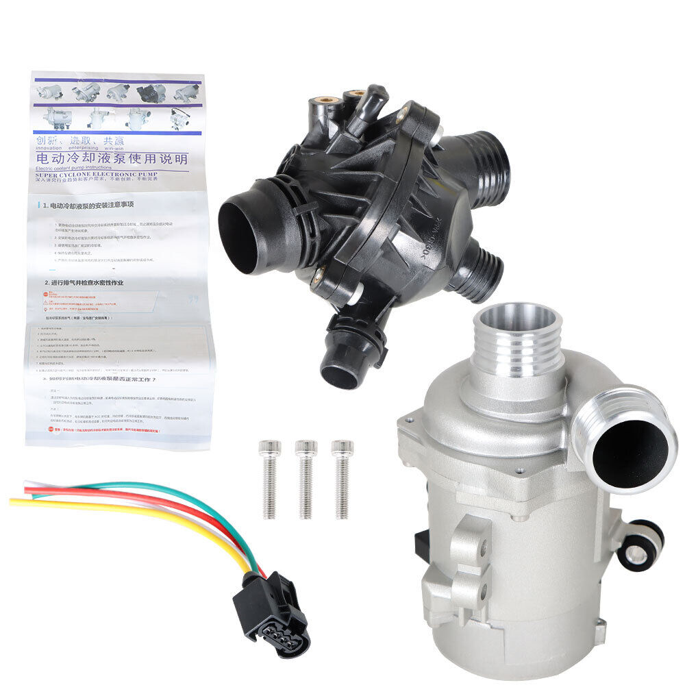 Water Pump W/Thermostat &Bolt For BMW 128i 325i 328i 528i 530i X3 11517586925