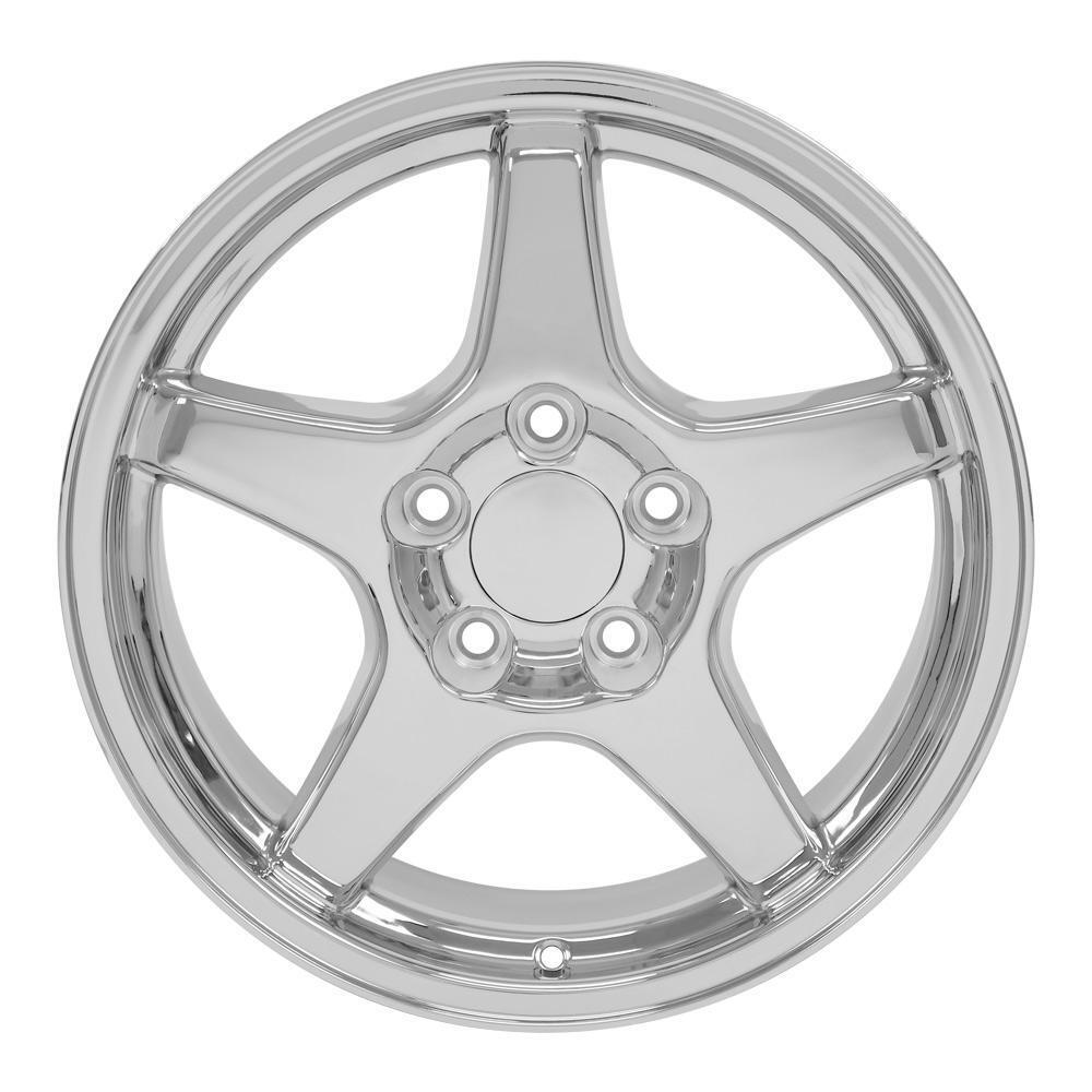17in Replica Wheel CV01 Fits Chevrolet Corvette ZR1 Rim 17x9.5 Chrome