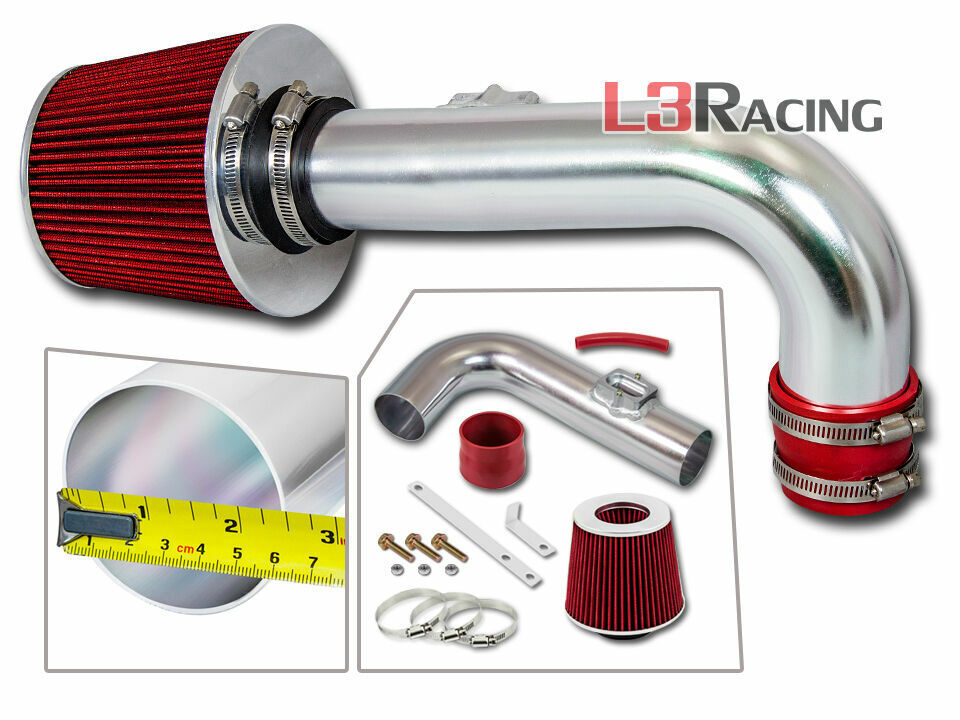 RED COLD AIR INTAKE KIT + DRY FILTER 11-15 Chevrolet Sonic 1.4L L4 DOHC Turbo