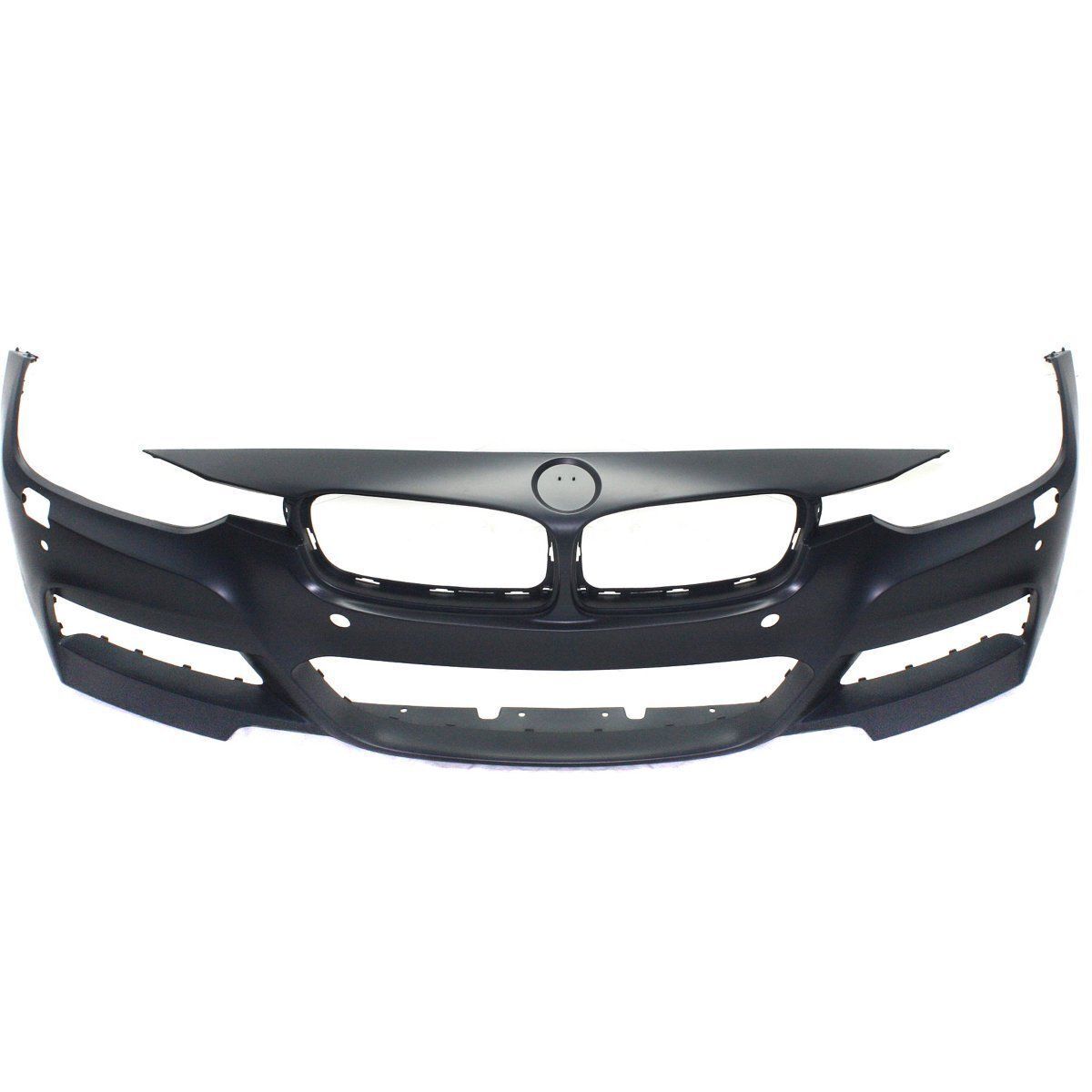 Front Bumper Cover For 2013-2016 BMW 328i w/ M Sport/HLW/PDC Sensor Holes/IPAS