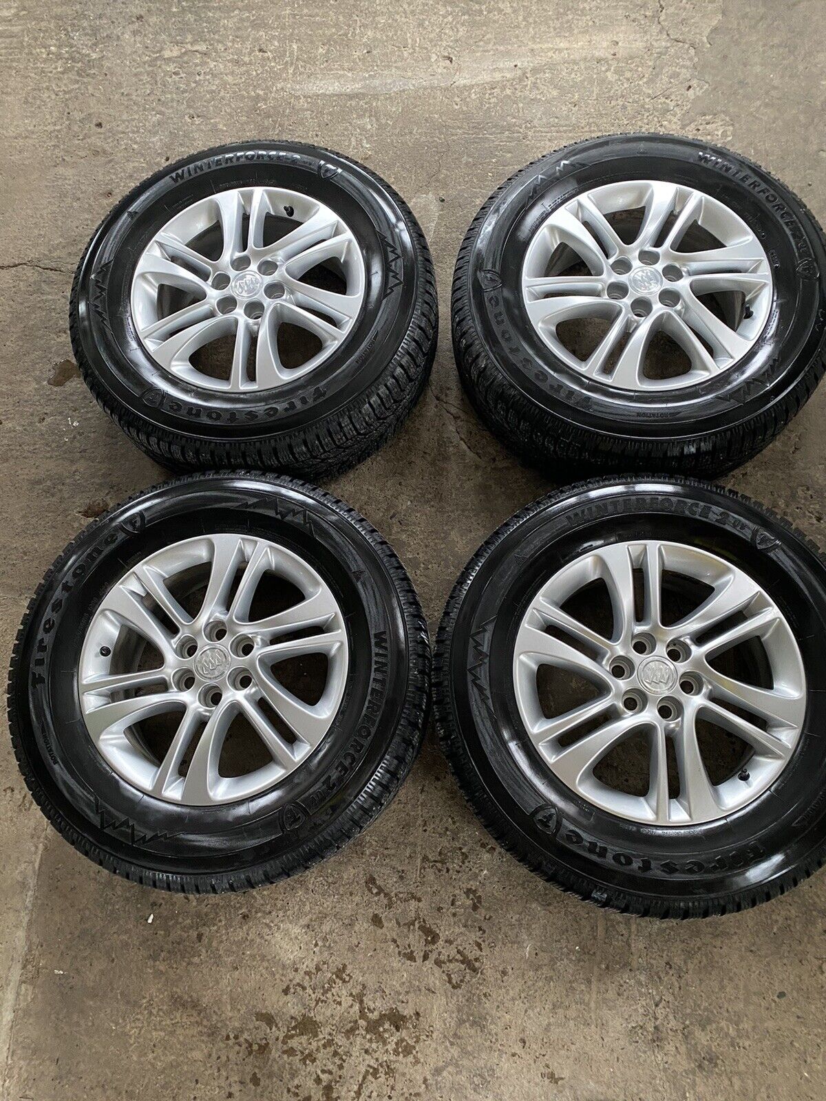 Buick Enclave Chevy Traverse wheels and snow tires