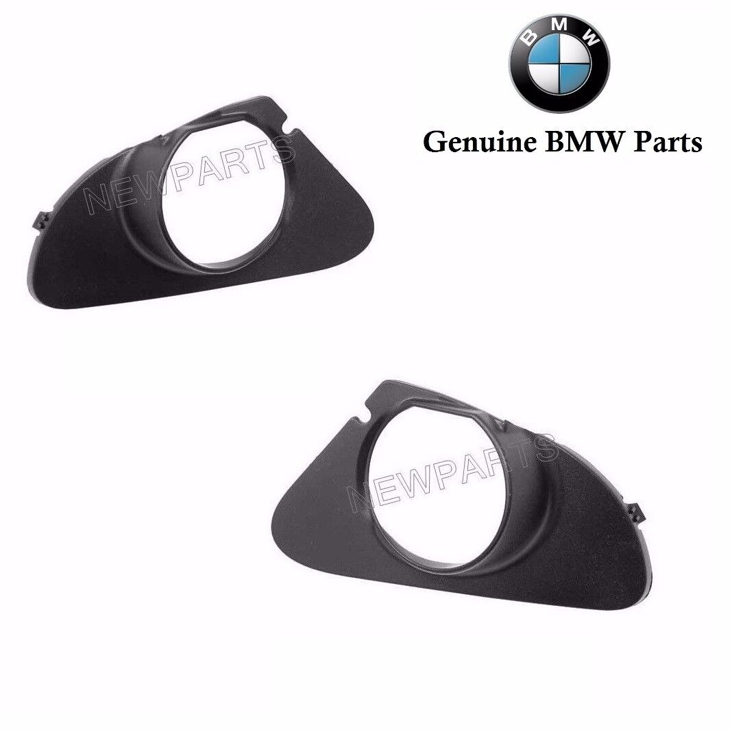 For BMW E63 E64 Pair Set of Left & Right Fog Light Trims Bumper Cover Genuine