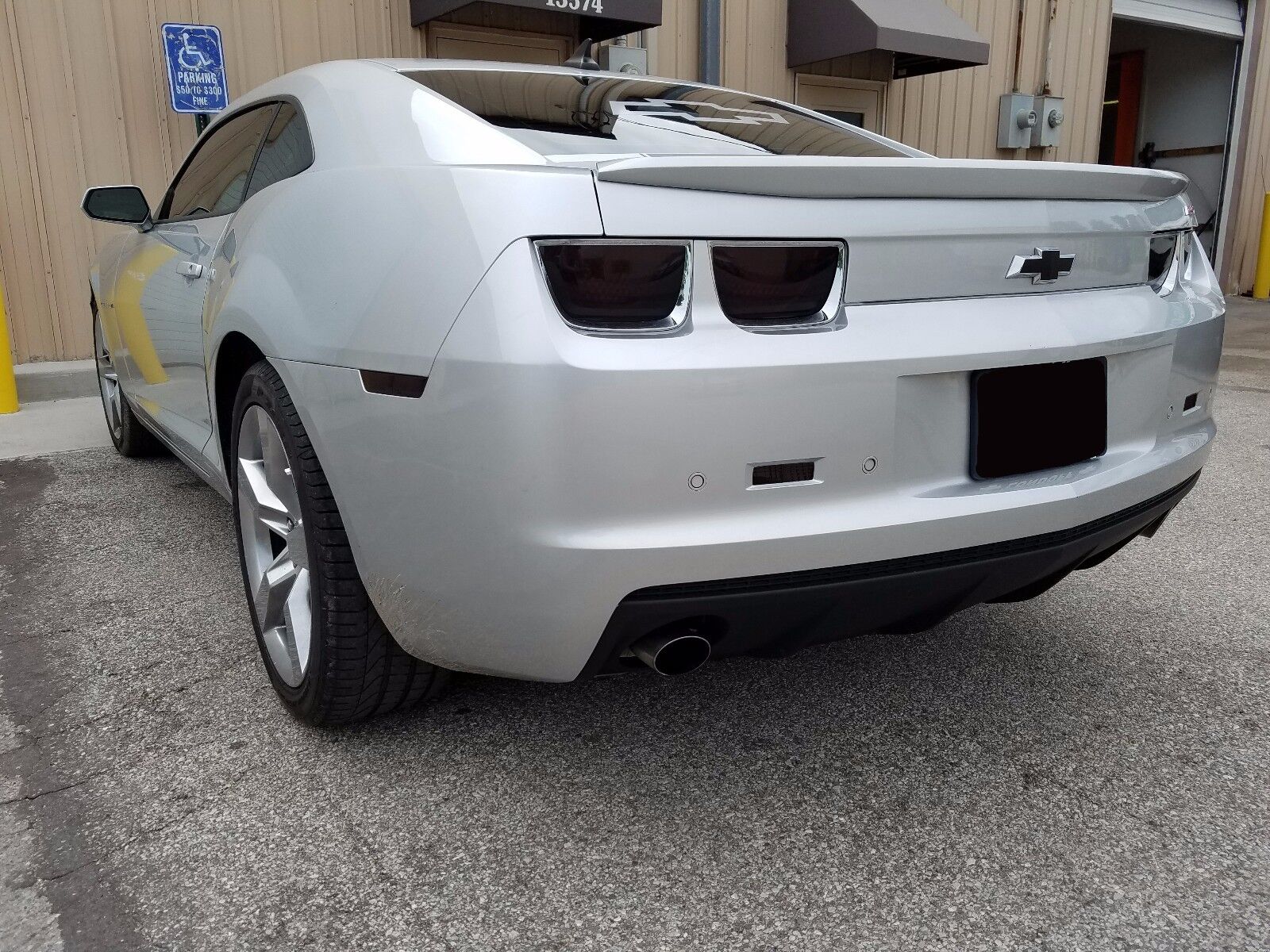 fits 2010-13 Camaro 10pc Smoked Tail Light + Side Marker + Reverse Tint Overlays