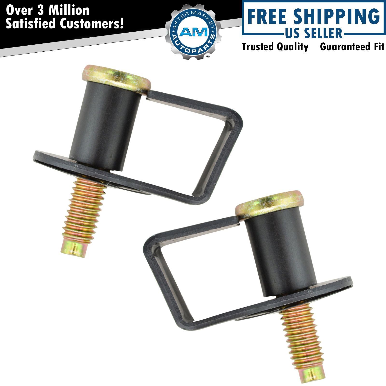 Door Latch Striker Bolts Pair Set of 2 NEW for Ford Lincoln Mercury