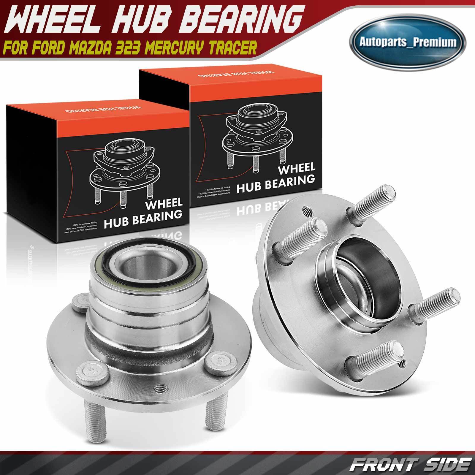 Rear Left & Right Wheel Hub Bearing Assembly for Ford Mazda 323 Mercury Tracer
