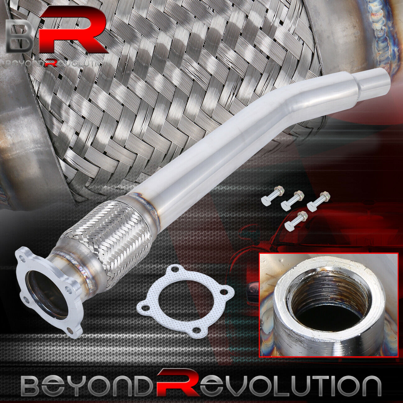 For 03 04 05 Dodge Neon Srt-4 Performance Turbo Downpipe Stainless Steel Upgrade