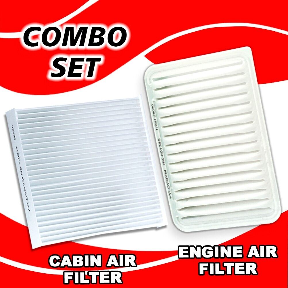Engine Cabin Air Filter Combo Set For TOYOTA CAMRY 2.5L 2.4L ENGINE 2007-2017