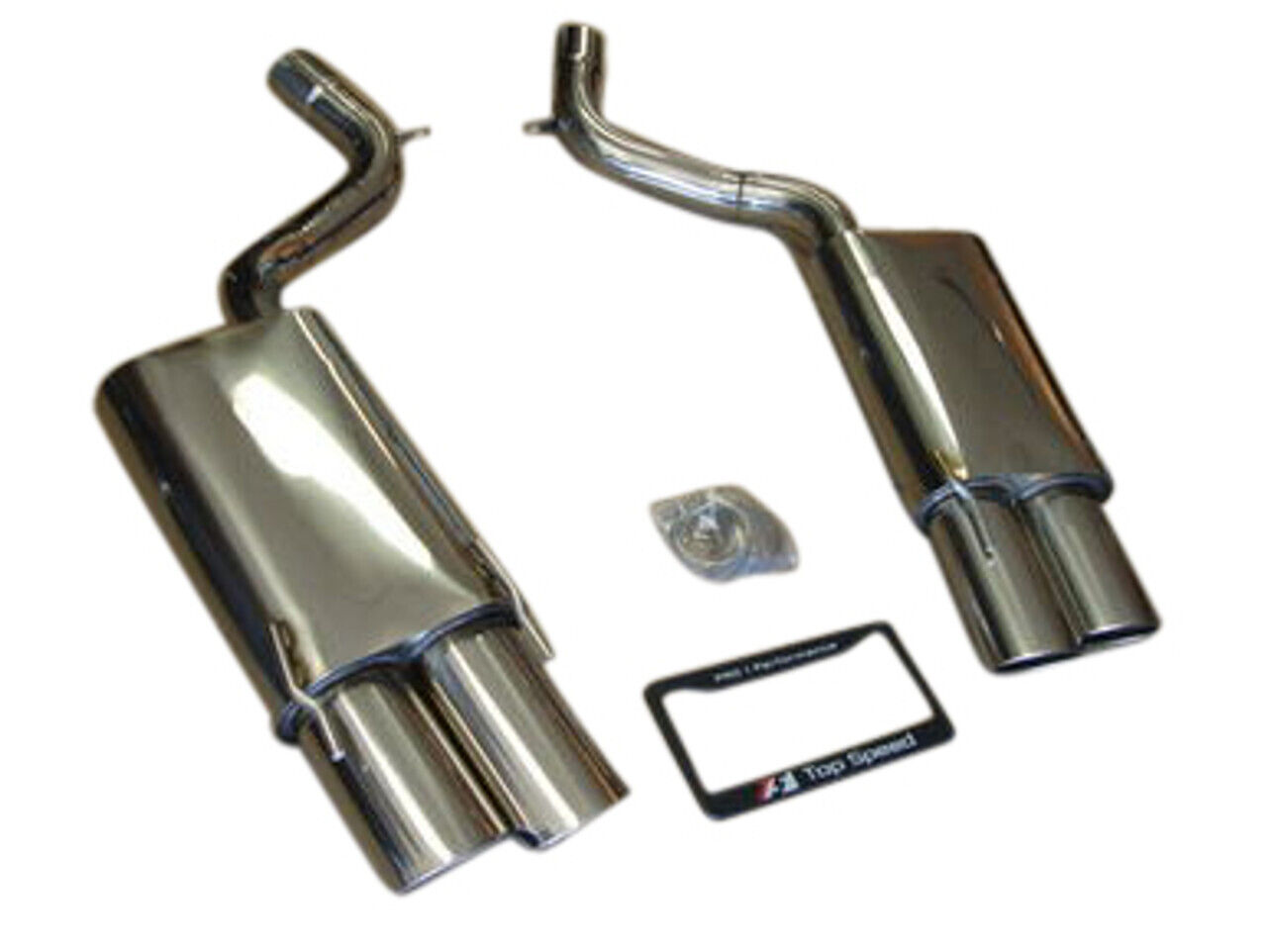Mercedes Benz W221 S500 S550 S600 07-11 T304 Axle Back Exhaust Systems 
