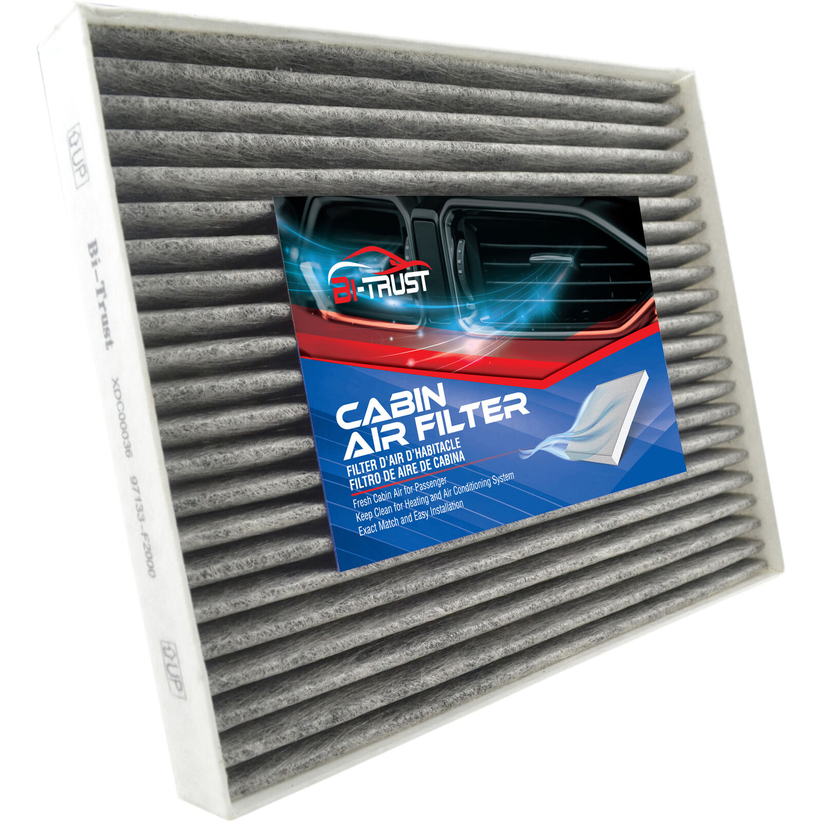 Carbon Cabin Air Filter for 18-19 Hyundai Accent Elantra GT Kia RIO 19 Kia Forte