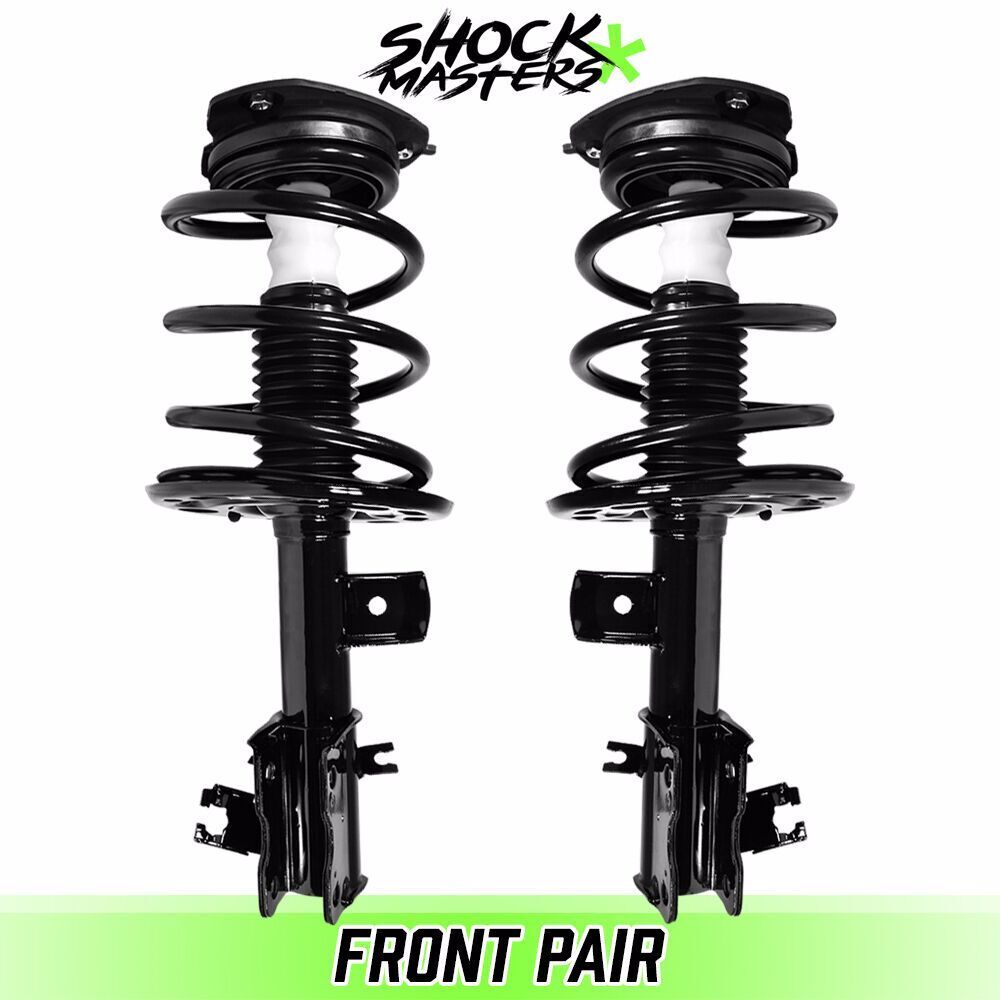 Front Pair Complete Struts & Coil Springs for 2007-2013 Nissan Altima w ABS 4Cyl