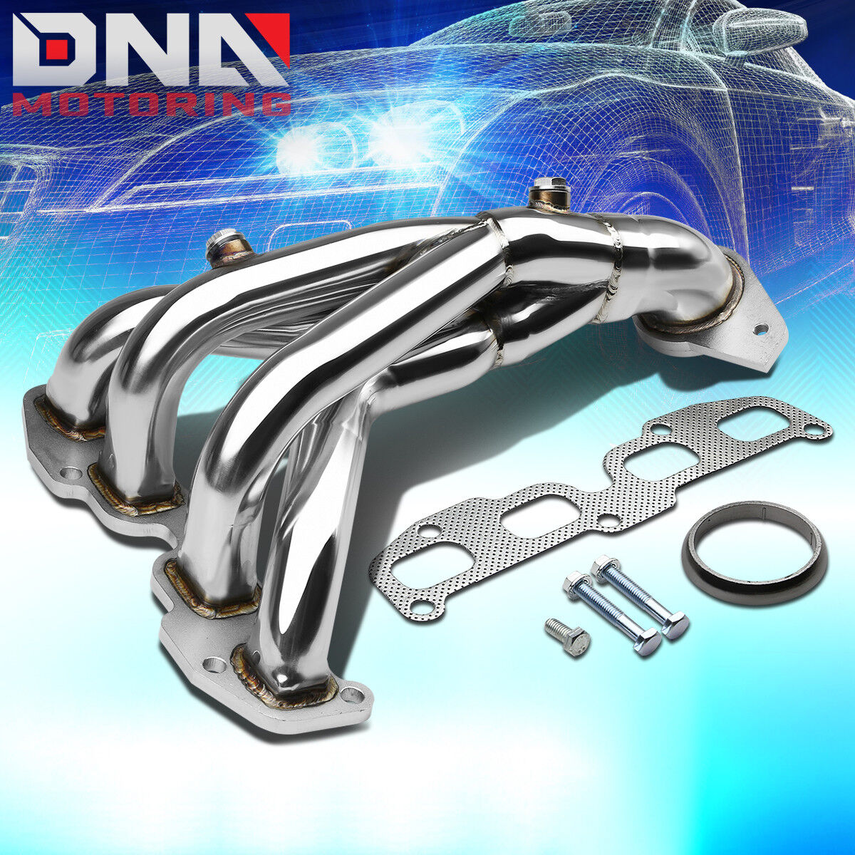STAINLESS STEEL 4-1 HEADER FOR 02-06 ALTIMA L31 2.5 4CYL QR25DE EXHAUST/MANIFOLD