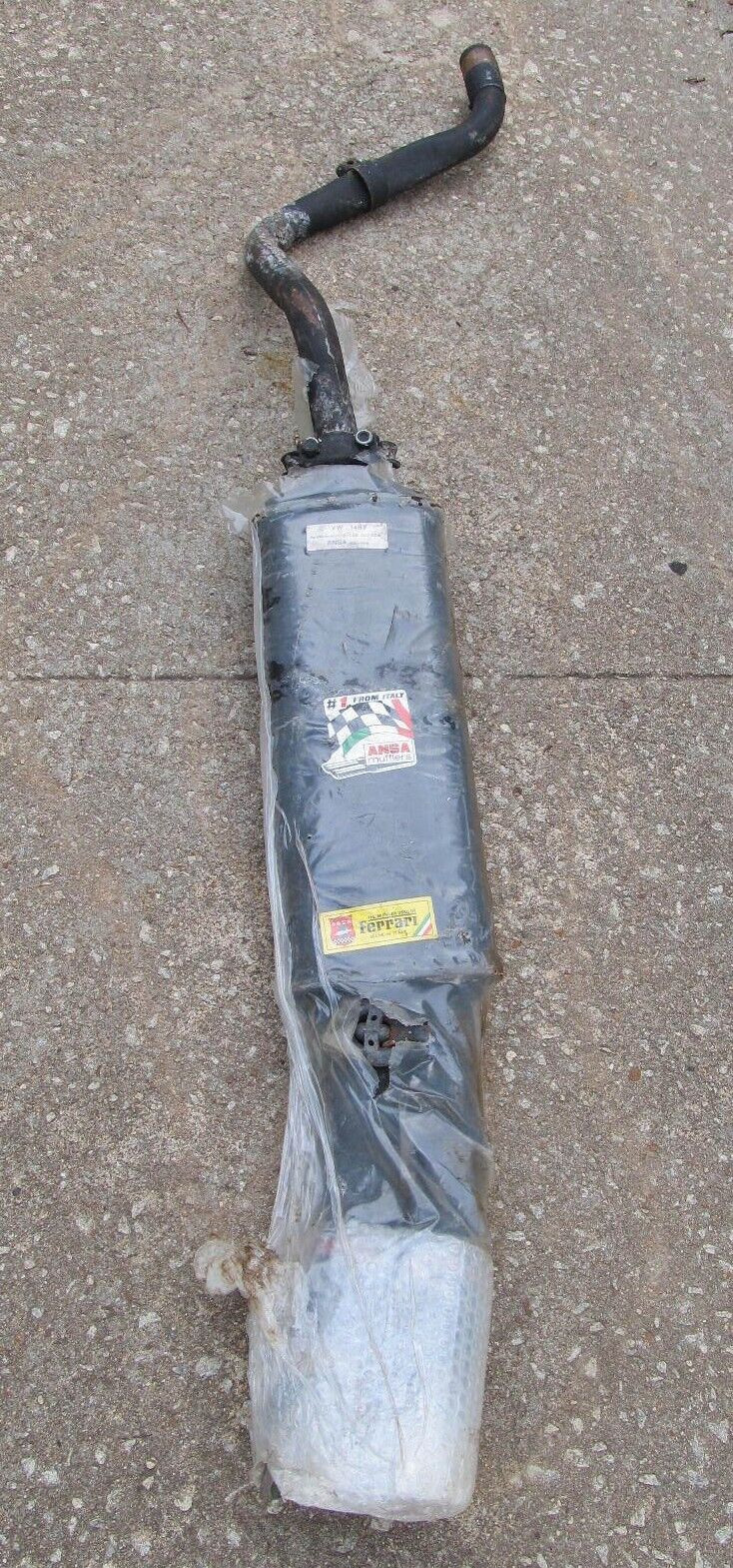 NOS ANSA? VW Scirocco?  dual Muffler Assembly Vintage Exhaust