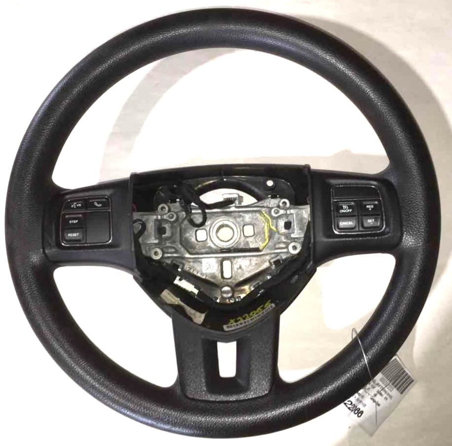 2011 2012 2013 2014 DODGE AVENGER OE Steering Wheel BLACK VERY NICE