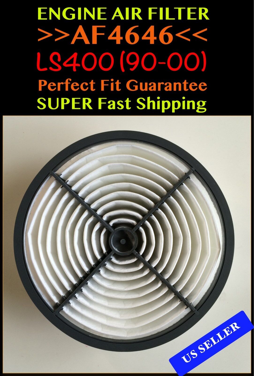 LS400 90-00 Air Filter HIGH Quality Perfect Fit Guarantee A+++ AF4646