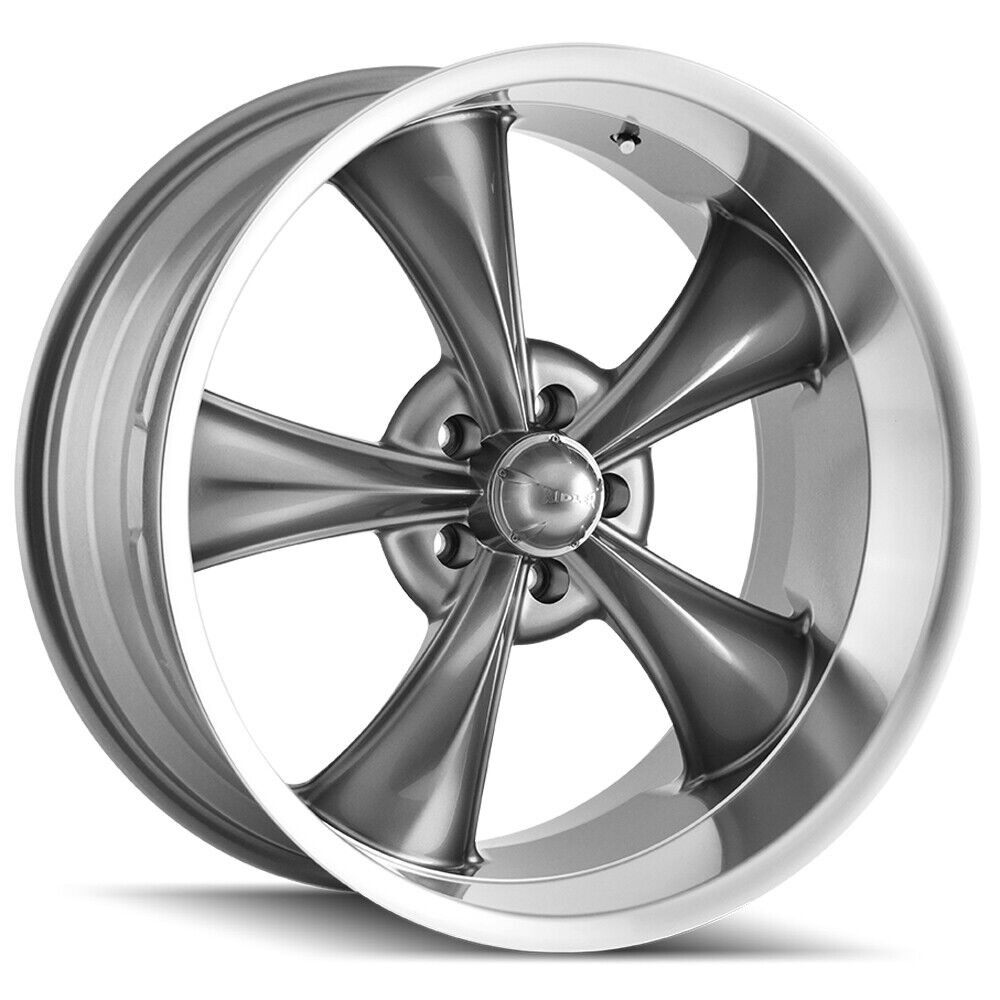 Staggered Ridler 695 Front:18x8,Rear:18x9.5 5x4.75\