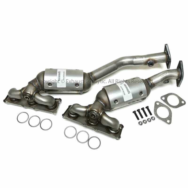 2008-2013 BMW 128i 3.0L Manifold Catalytic Converter 2 PIECES PAIR