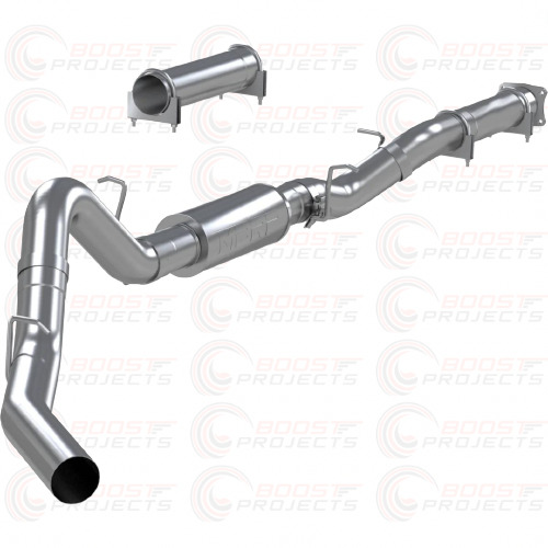 MBRP 4\'\' CAT-Back Exhaust Single Side Exit For 01-05 Chevrolet/GMC Sierra 3500HD